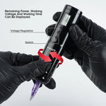 Dragonhawk Wireless Tattoo Machine Rotary Pen with 3.5MM/4.2MM Stroke Two Replaceable Batteries | Mast Lancer