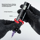 Dragonhawk Wireless Tattoo Machine Rotary Pen with 3.5MM/4.2MM Stroke Two Replaceable Batteries | Mast Lancer