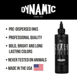 Dynamic Ganga Black Tattoo Ink - 8 oz. Bottle