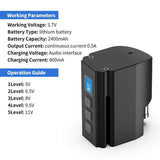 LCD Display Wireless Tattoo Power Supply